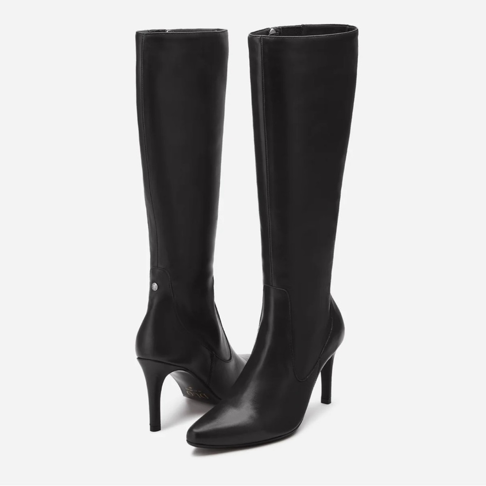 Duoboots Freya Knee High boots in Black Leather